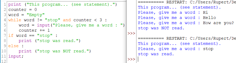 Installation Python