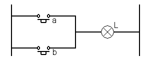 Schéma électrique de la fonction OU